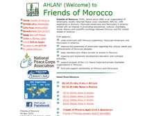 Tablet Screenshot of friendsofmorocco.org